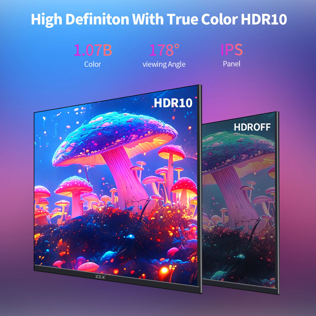 27 inch 4K UHD Monitor,75Hz Refresh Rate,HDR10,HDMI 2.0×2/DP 1.2×2,Compatible with Wall Mounting,Ideal for Business & Office Work