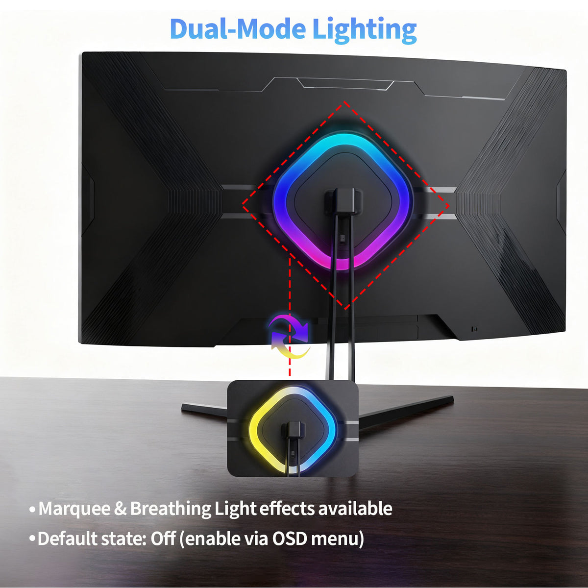 27 Inch 4K Gaming Monitor,UHD(3840x2160) 4K 144Hz Flat Monitor, Adaptive Sync,HDMI 2.1 & DP 1.4,Tilt Adjustment PC Monitor, Wall Mountable, for Work, Streaming, and Home Office, Black