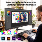 27 inch 4K UHD Monitor,75Hz Refresh Rate,HDR10,HDMI 2.0×2/DP 1.2×2,Compatible with Wall Mounting,Ideal for Business & Office Work