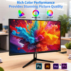 27 Inch 4K Gaming Monitor,UHD(3840x2160) 4K 144Hz Flat Monitor, Adaptive Sync,HDMI 2.1 & DP 1.4,Tilt Adjustment PC Monitor, Wall Mountable, for Work, Streaming, and Home Office, Black