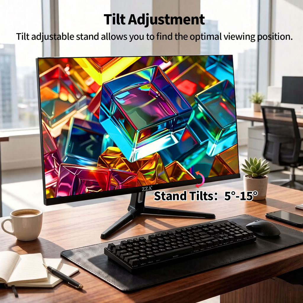 27 inch 4K UHD Monitor,75Hz Refresh Rate,HDR10,HDMI 2.0×2/DP 1.2×2,Compatible with Wall Mounting,Ideal for Business & Office Work