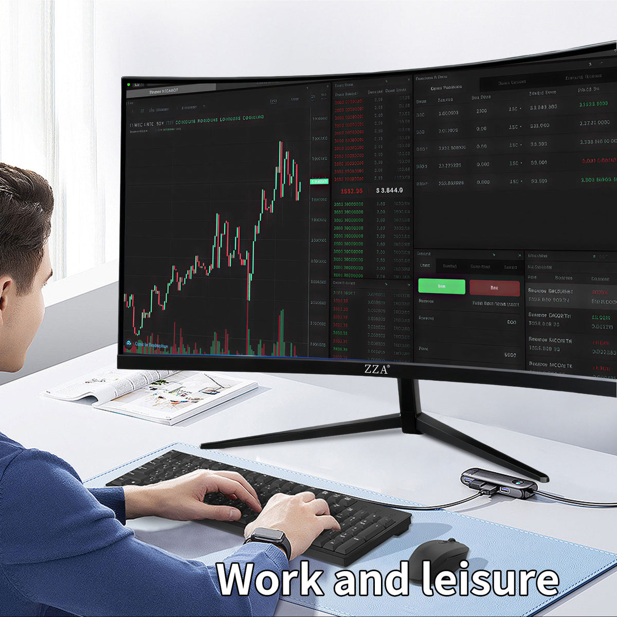 32 Inch Curved Monitor,1440p VA Screen 165Hz, 1500R Curved Gming Monitor,Computer Monitor 1ms,FreeSync & G-Sync, HDR10, 120% sRGB Coverage, DP/HDMI, PC Monitor VESA Mount Compatible