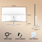 32 Inch 1K FHD Monitor (1920x1080), IPS,60Hz Refresh Rate,AMD FreeSync, 178° Viewing Angle,VESA 100x100mm Mount Compatible, Tilt Adjustable - W