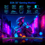 32 Inch Curved Gaming Monitor 240Hz Curved Monitor Computer Monitor-HDMI DP USB Headphone Ports,1080p 1K FHD Ultra Slim Curved Screen with Wide Angle,High Refresh Rate Immersive PS5 Xbox PC Gaming