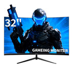 32 Inch Curved Gaming Monitor 300Hz, QHD 1440p 2K Computer Monitor, 1ms (GTG) 1500R VA Panel, HDR10, AMD FreeSync Premium, Eye Care, Adjustable Stand, HDMI 2.1 & DP 1.4, for PC PS5 Xbox