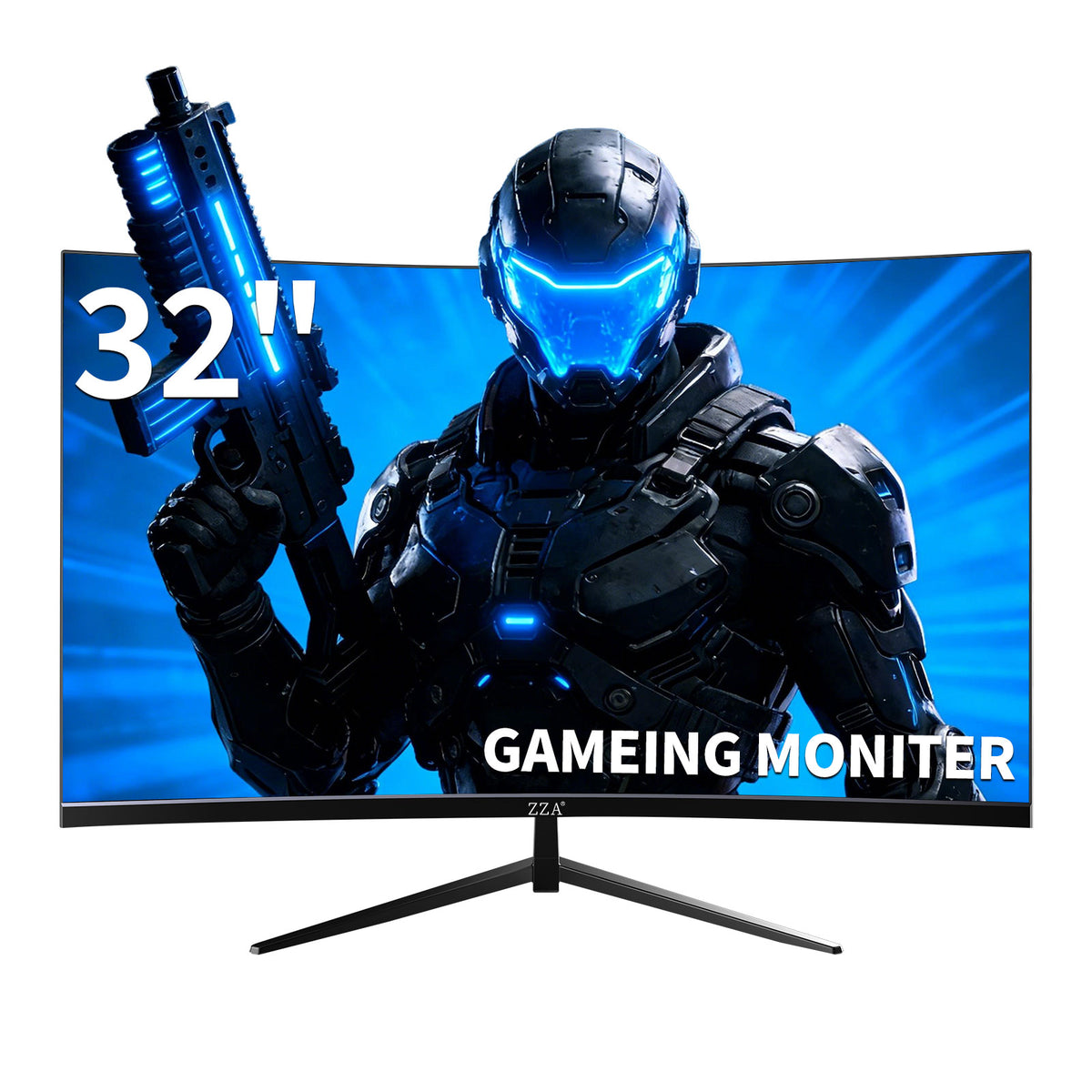 32 Inch Curved Gaming Monitor 300Hz, QHD 1440p 2K Computer Monitor, 1ms (GTG) 1500R VA Panel, HDR10, AMD FreeSync Premium, Eye Care, Adjustable Stand, HDMI 2.1 & DP 1.4, for PC PS5 Xbox