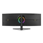 49 Curved Gaming Monitor | 5120x1440 Dual QHD, 165Hz/144Hz, 1500R, 32:9 Ultra-Wide, AMD FreeSync, 120% sRGB, Height Adjustable, HDMI 2.1 & DisplayPort 1.4, VESA Mount, Black