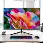 32 Inch 1K FHD Monitor (1920x1080), IPS,60Hz Refresh Rate,AMD FreeSync, 178° Viewing Angle,VESA 100x100mm Mount Compatible, Tilt Adjustable - Black