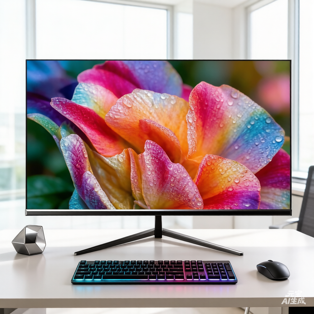 32 Inch 1K FHD Monitor (1920x1080), IPS,60Hz Refresh Rate,AMD FreeSync, 178° Viewing Angle,VESA 100x100mm Mount Compatible, Tilt Adjustable - Black