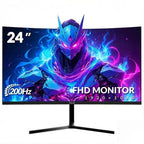 24 Inch Gaming Monitor 200Hz, FHD 1080P Computer Screen, FreeSync, 3000:1 Contrast, 120% sRGB, HDMI & DP Ports, VESA Mount, HDMI Cable Included