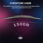 32 Inch Curved Gaming Monitor 300Hz, QHD 1440p 2K Computer Monitor, 1ms (GTG) 1500R VA Panel, HDR10, AMD FreeSync Premium, Eye Care, Adjustable Stand, HDMI 2.1 & DP 1.4, for PC PS5 Xbox