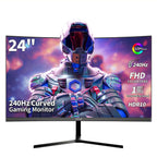 24 Inch Gaming Monitor 240Hz, FHD 1080P Computer Screen, FreeSync, 3000:1 Contrast, 120% sRGB, HDMI & DP Ports, VESA Mount, HDMI Cable Included