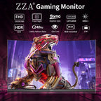 24 Inch Gaming Monitor 240Hz, FHD 1080P Computer Screen, FreeSync, 3000:1 Contrast, 120% sRGB, HDMI & DP Ports, VESA Mount, HDMI Cable Included