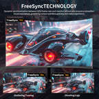 24 Inch Gaming Monitor 240Hz, FHD 1080P Computer Screen, FreeSync, 3000:1 Contrast, 120% sRGB, HDMI & DP Ports, VESA Mount, HDMI Cable Included