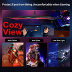 24 Inch Gaming Monitor 240Hz, FHD 1080P Computer Screen, FreeSync, 3000:1 Contrast, 120% sRGB, HDMI & DP Ports, VESA Mount, HDMI Cable Included